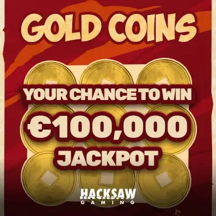 Gold Coins slot visual from Hacksaw Gaming available on betico-casino.pl