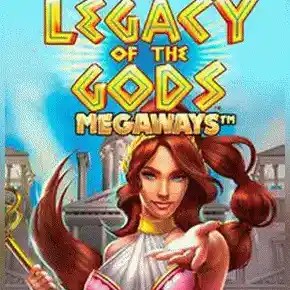 Legacy of Gods Megaways by Blueprint Gaming, showcased at betico-casino.pl – game logo
