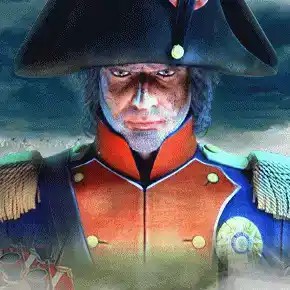 Napoleon Megaways slot visual from Blueprint Gaming available on betico-casino.pl