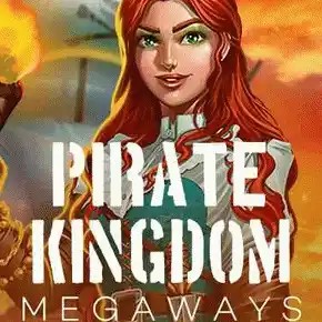 Pirate Kingdom Megaways slot logo by Iron Dog Studio at Betico Casino